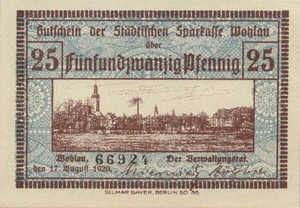 Germany, 25 Pfennig, W54.1b