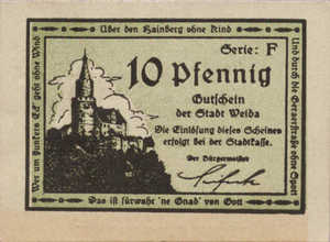 Germany, 10 Pfennig, W17.1a