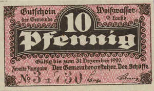 Germany, 10 Pfennig, W25.4e