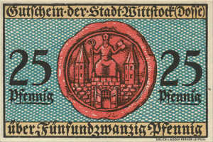 Germany, 25 Pfennig, W53.3