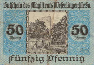 Germany, 50 Pfennig, W16.1d