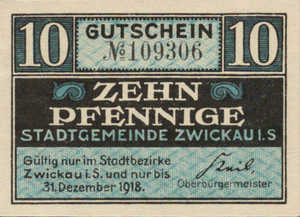 Germany, 10 Pfennig, Z21.2