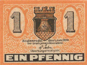 Germany, 1 Pfennig, Z8.8a