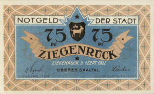 Germany, 75 Pfennig, 1472.1a