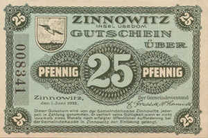 Germany, 25 Pfennig, Z11.1