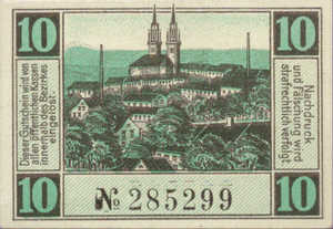Germany, 10 Pfennig, O13.4b