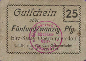 Germany, 25 Pfennig, O2.1b