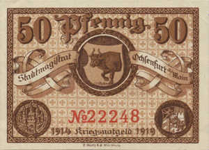 Germany, 50 Pfennig, O10.2a