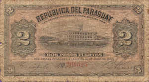 Paraguay, 2 Peso, P107b