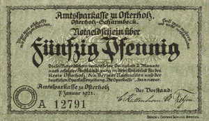 Germany, 50 Pfennig, O29.1c