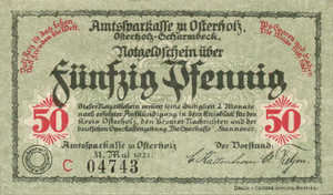 Germany, 50 Pfennig, O29.5b