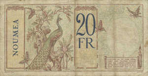 New Hebrides, 20 Franc, P6