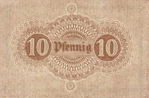 Germany, 10 Pfennig, N6.1a