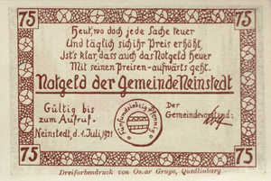 Germany, 75 Pfennig, 933.1a