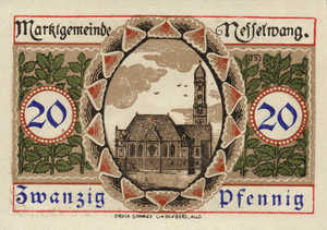 Germany, 20 Pfennig, N9.4b