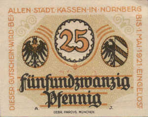 Germany, 25 Pfennig, N58.1c