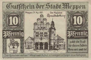Germany, 10 Pfennig, 883.1