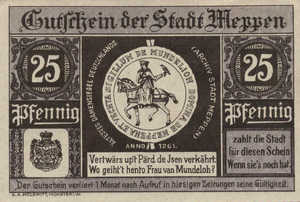 Germany, 25 Pfennig, 883.2