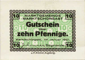 Germany, 10 Pfennig, 871.1