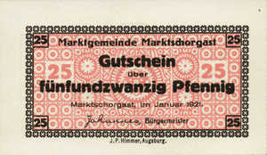 Germany, 25 Pfennig, 871.1