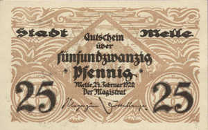 Germany, 25 Pfennig, M27.5c