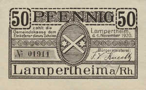 Germany, 50 Pfennig, L7.4