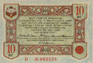 Germany, 10 Pfennig, 789.3