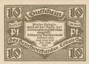 Germany, 10 Pfennig, L58.6b
