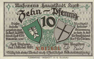Germany, 10 Pfennig, 849.1a