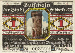 Germany, 1 Mark, 819.2a