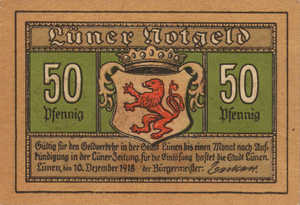 Germany, 50 Pfennig, L76.1c