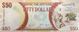 Guyana, 50 Dollar, B119a