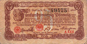Germany, 25 Pfennig, A1.2a