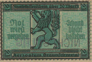 Germany, 20 Mark, 059.3c