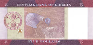Liberia, 5 Dollar, PNew