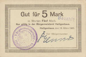 Germany, 5 Mark, 229.01a