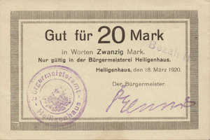 Germany, 20 Mark, 229.03a