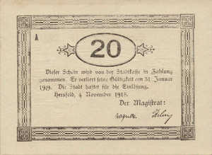 Germany, 20 Mark, 231.08c