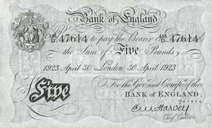 Great Britain, 5 Pound, P312a
