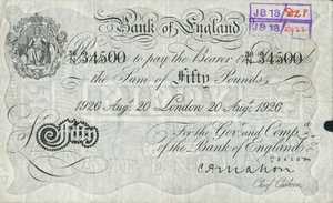 Great Britain, 50 Pound, P323a