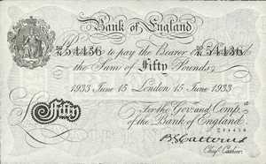 Great Britain, 50 Pound, P331a