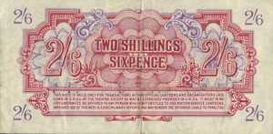 Great Britain, 2/6 Shilling and Pence, M12b