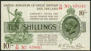 Great Britain, 10 Shilling, P356