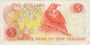 New Zealand, 5 Dollar, P165b