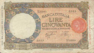 Italy, 50 Lira, P66 v2