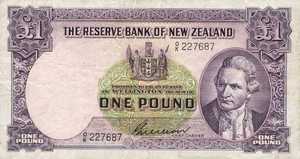 New Zealand, 1 Pound, P159b
