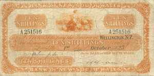 New Zealand, 10 Shilling, S161
