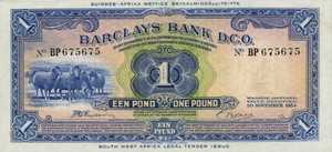 Southwest Africa, 1 Pound, P5a