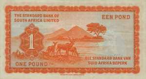 Southwest Africa, 1 Pound, P8b