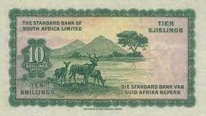 Southwest Africa, 10 Shilling, P10